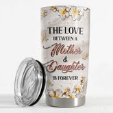 Personalized Dragonfly Tumbler The Love Between Mother And Daughter